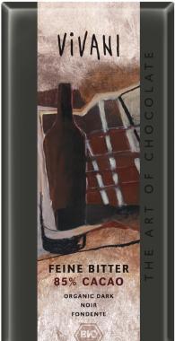 EG hořká čokoláda 85%  VIVANI 100g-BIO