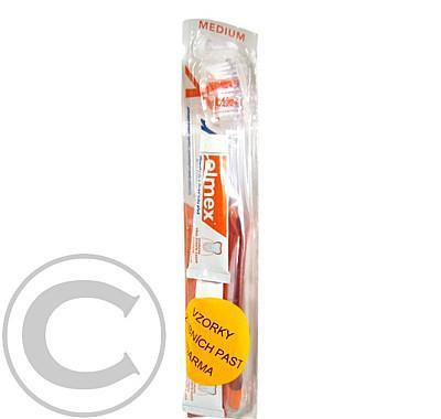 Elmex zubní kartáček interX medium   vzorky zubní pasty 9.4ml