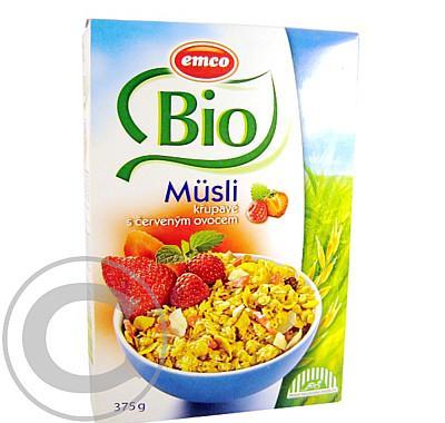 EMCO BIO Müsli křupavé s červeným ovocem 375 g