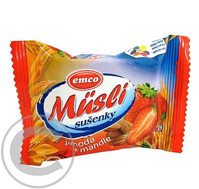 EMCO Müsli sušenky jahodové 30g