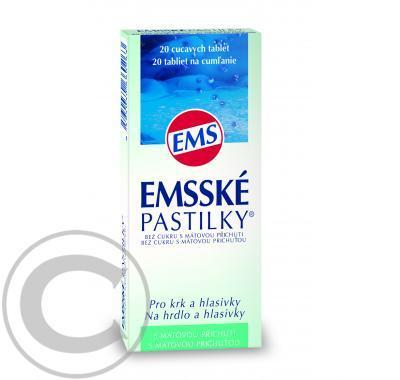 EMSSKÉ pastilky bez cukru s mátovou příchutí 20ks