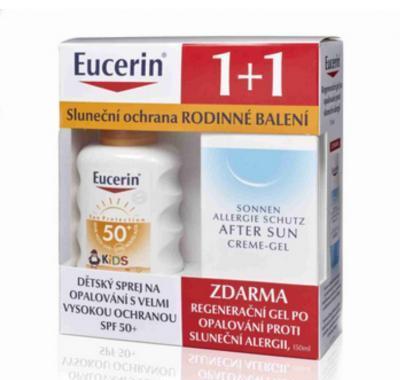 EUCERIN SUN Dětský sprej SPF50  150 ml   gel po opalování 150 ml 1 1 ZDARMA