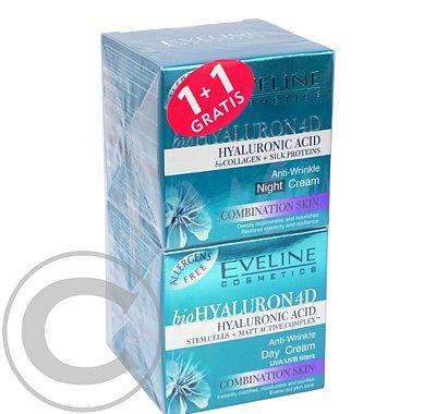 EVELINE Bio Hyaluron 4D denní krém 50 ml   noční krém 50 ml