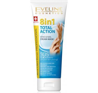 EVELINE Hands & Nails 8v1 Total Action Krém na ruce a nehty 75 ml