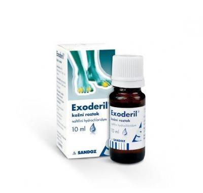 EXODERIL 1X10ML/100MG Roztok k zev. užití