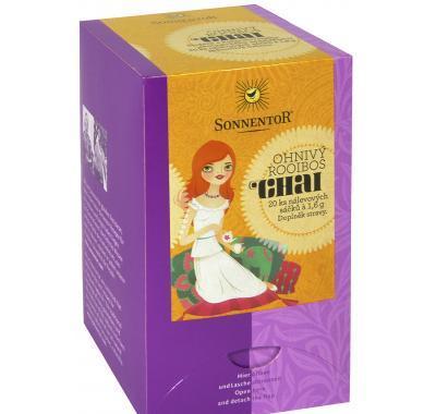 Chai - ohnivý rooibos bio 32 g dvoukomorový