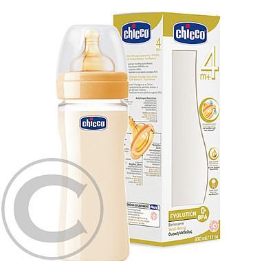 Chicco Lahev PES 330ml silikonový dudlík 60038.01