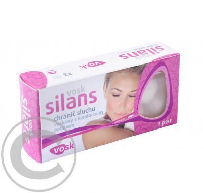 Chránič sluchu SILANS COMFORT vosk s extra potahem, Chránič, sluchu, SILANS, COMFORT, vosk, extra, potahem