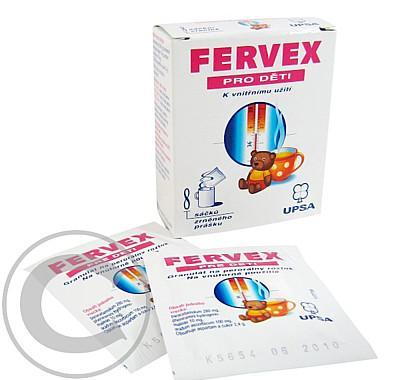 FERVEX PRO DĚTI  1X8 SÁČKŮ Granule pro roztok