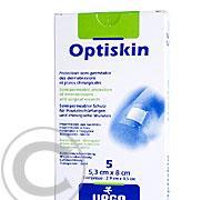 Fixace Optiskin 5.3x8cm 5ks steril..hypoalerg.