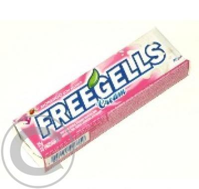 Freegells jahoda a mentol s krémovou náplní 12x35g