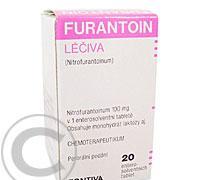 FURANTOIN LÉČIVA  20X100MG Tablety, FURANTOIN, LÉČIVA, 20X100MG, Tablety