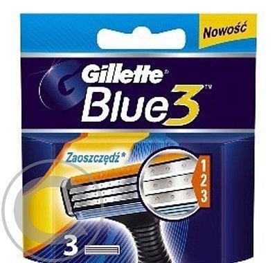 GILLETTE blue3 náhradní hlavice 3ks