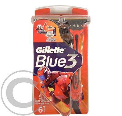 Gillette blue3 pride holítka 6ks