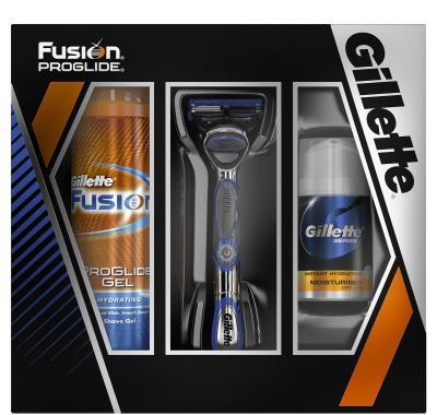 GILLETTE Fusion ProGlide PW strojek   Balzám 50 ml   Gel Hydrating 200 ml