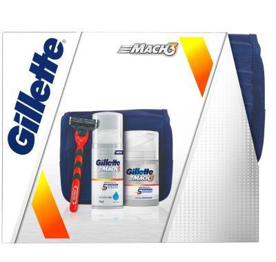 GILLETTE Mach 3 Isis strojek   gel 75 ml   balzám 50ml