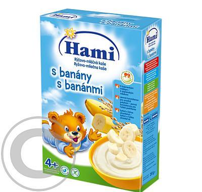 HAMI kaše mléčná banánová rýžová 250 g 4M, HAMI, kaše, mléčná, banánová, rýžová, 250, g, 4M