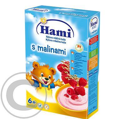 HAMI kaše mléčná malinová rýžová 250g, HAMI, kaše, mléčná, malinová, rýžová, 250g