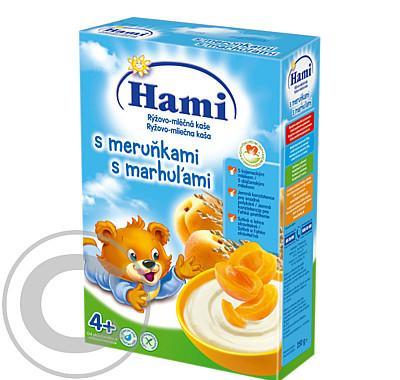 HAMI kaše mléčná meruňková rýžová 250g, HAMI, kaše, mléčná, meruňková, rýžová, 250g