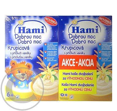 Hami kaše na dobrou noc vanilková duopack 2x250g, Hami, kaše, dobrou, noc, vanilková, duopack, 2x250g