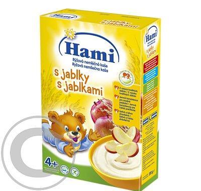 HAMI kaše nemléčná rýžová s jablky  200g, HAMI, kaše, nemléčná, rýžová, jablky, 200g