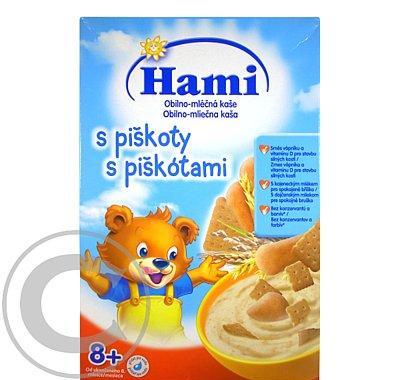 HAMI kaše piškotová mléčná 250g 8M, HAMI, kaše, piškotová, mléčná, 250g, 8M