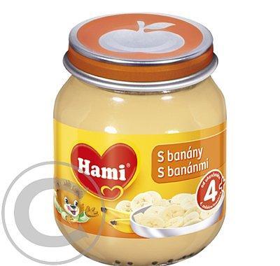 HAMI ovocný příkrm s banány 125g, HAMI, ovocný, příkrm, banány, 125g