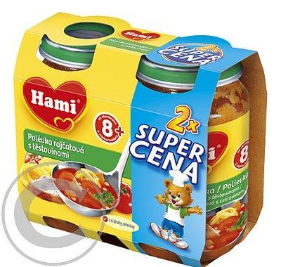 HAMI polévka rajčatová s těstovinami 2x190g