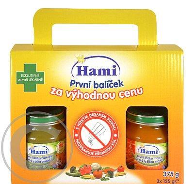 Hami příkrm 3x125g (1.lžice brokolice-mrkev-jablko), Hami, příkrm, 3x125g, 1.lžice, brokolice-mrkev-jablko,