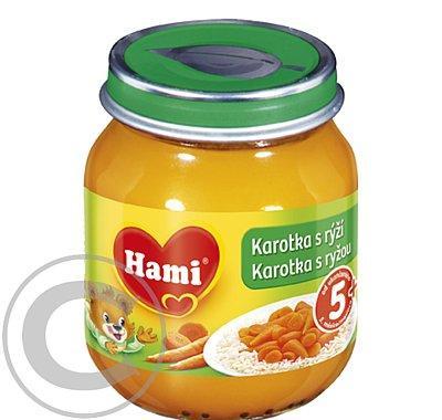 HAMI příkrm karotka s rýží 125g, HAMI, příkrm, karotka, rýží, 125g