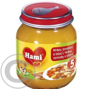 Hami příkrm mrkev brambory telecí 125g 5M, Hami, příkrm, mrkev, brambory, telecí, 125g, 5M