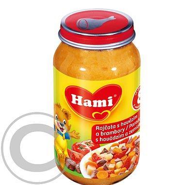 HAMI příkrm rajčaty s hovězím a brambory 200g, HAMI, příkrm, rajčaty, hovězím, brambory, 200g