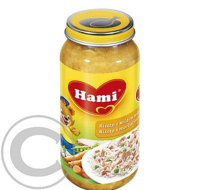 HAMI Příkrm rizoto s krůtím masem 250g 12M, HAMI, Příkrm, rizoto, krůtím, masem, 250g, 12M