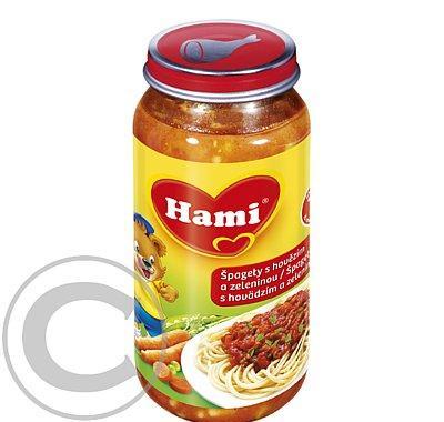 Hami Příkrm špagety s hovězím a zeleninou 250 g, Hami, Příkrm, špagety, hovězím, zeleninou, 250, g