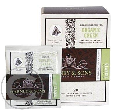 HARNEY & SONS Organic Green - 20 pyramidových sáčků