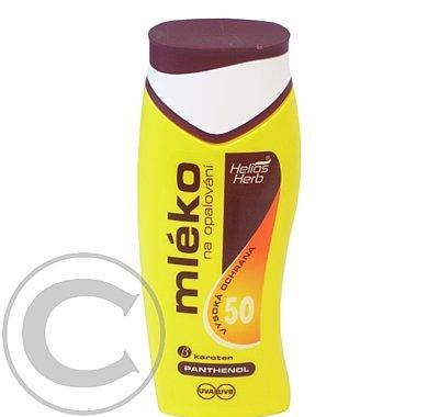 Helios herb mléko na opalování 200 ml OF 50