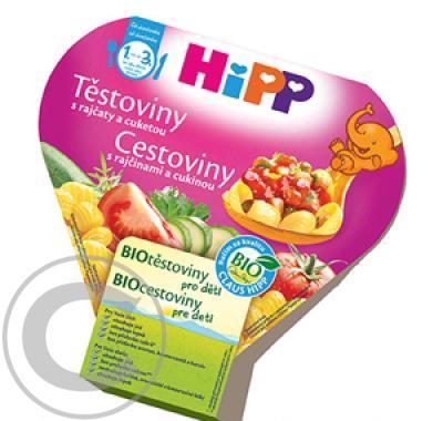 HIPP BIO DĚTSKÉ TĚSTOVINY s rajčaty a cuketou 250g CZ8640, HIPP, BIO, DĚTSKÉ, TĚSTOVINY, rajčaty, cuketou, 250g, CZ8640