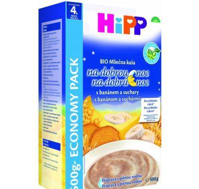 HiPP Kaše Na Dobrou noc Banánová se suchary 500 g, HiPP, Kaše, Na, Dobrou, noc, Banánová, se, suchary, 500, g