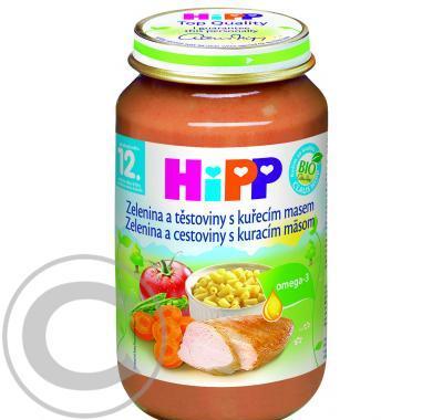 HIPP MENU BIO zelenina s těstovinami a kuřetem 220g CZ6833, HIPP, MENU, BIO, zelenina, těstovinami, kuřetem, 220g, CZ6833