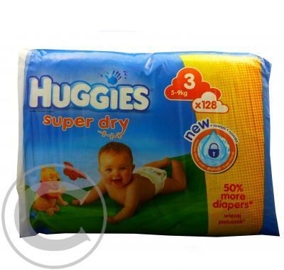 HUGGIES Super Dry MIDI 3 Giga 128 ks