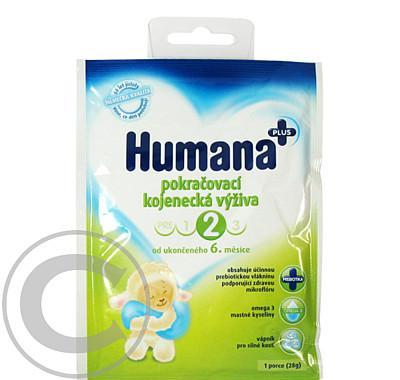 Humana 2 pokračovací kojenecká výživa od 6.m. 1porce 28g, Humana, 2, pokračovací, kojenecká, výživa, od, 6.m., 1porce, 28g