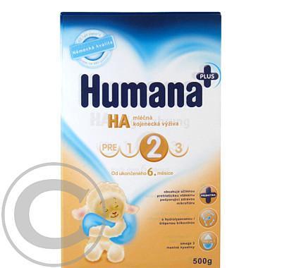 Humana HA2 mléčná kojenecká výživa od 6.měsíce 500g, Humana, HA2, mléčná, kojenecká, výživa, od, 6.měsíce, 500g