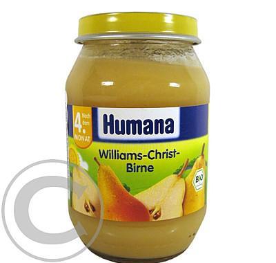 Humana Hrušky Williams 190 g od 4. měsíce věku, Humana, Hrušky, Williams, 190, g, od, 4., měsíce, věku