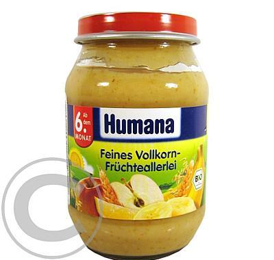 Humana jemné ovoce   celozrné vločky 190 g, Humana, jemné, ovoce, , celozrné, vločky, 190, g