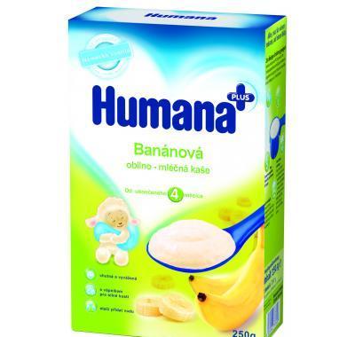 Humana mléčná kaše banánová od 4. měsíce 250 g, Humana, mléčná, kaše, banánová, od, 4., měsíce, 250, g