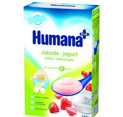 Humana mléčná kaše jahoda-jogurt od 8. měsíce 250 g, Humana, mléčná, kaše, jahoda-jogurt, od, 8., měsíce, 250, g