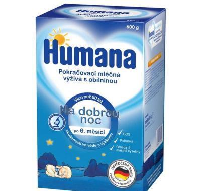 Humana Na dobrou noc Pokračovací výživa 600g, Humana, Na, dobrou, noc, Pokračovací, výživa, 600g