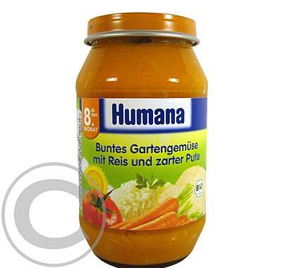 Humana zelenina s rýží   krůtou 220 g, Humana, zelenina, rýží, , krůtou, 220, g