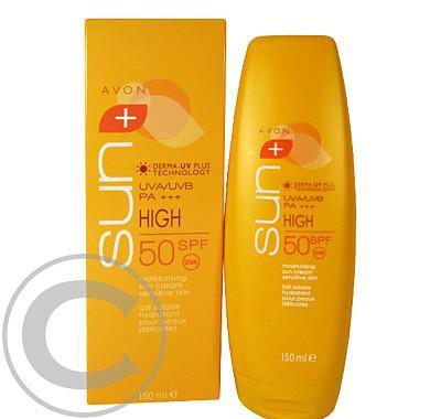 Hydratační krém na opalovaní pro citlivou pokožku SPF 50 (Moisturising Sun Cream Sensitive Skin) 150 ml, Hydratační, krém, opalovaní, citlivou, pokožku, SPF, 50, Moisturising, Sun, Cream, Sensitive, Skin, 150, ml