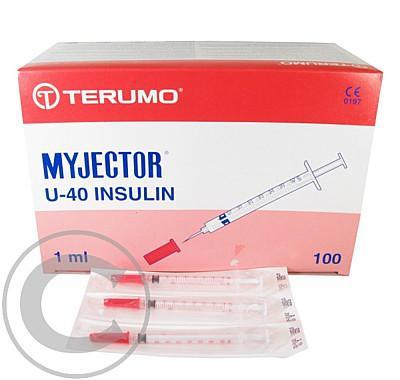 Injekční stříkačka inzulínová 1 ml U40 100 ks TERUMO BS-N1N2913